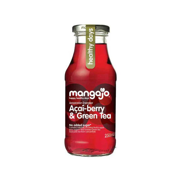 Mangajo Acai Berry & Green Tea Still Glass Bottle