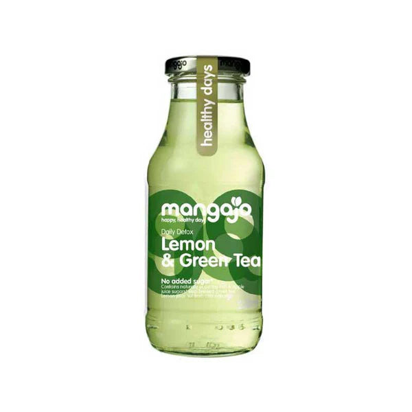 Mangajo Lemon & Green Tea Still Glass Bottle