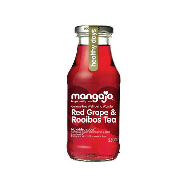 Mangajo Red Grape & Rooibos Tea Still Glass Bottle
